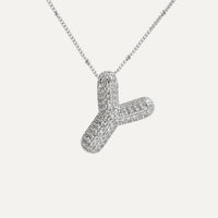 Diamanten Ketting met Letter