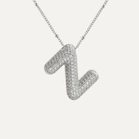 Diamanten Ketting met Letter