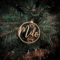 GleamOrnament |  Kerst sneeuwvlok ornamenten met te personaliseren naam