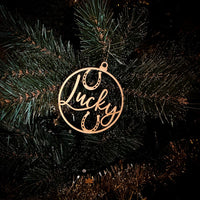 GleamOrnament |  Kerst sneeuwvlok ornamenten met te personaliseren naam