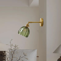 Freya Lotus Glazen Wandlamp