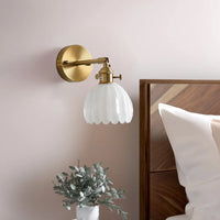 Freya Lotus Glazen Wandlamp