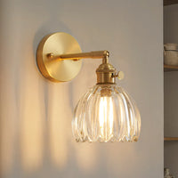 Freya Lotus Glazen Wandlamp