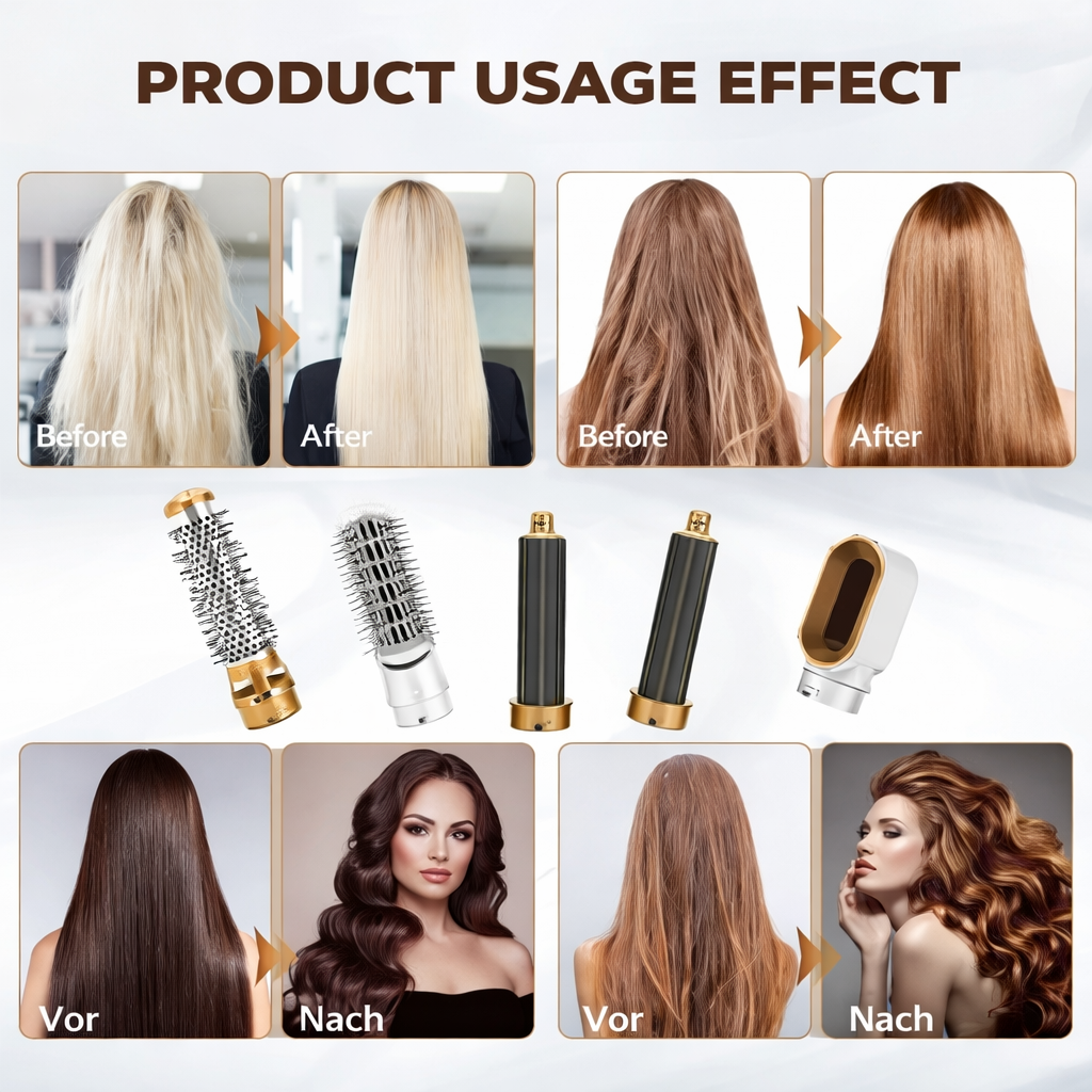 Frisur | Multi Haarstyler | Opzetstukken voor Krullen en Gladmaken | StyleMaster