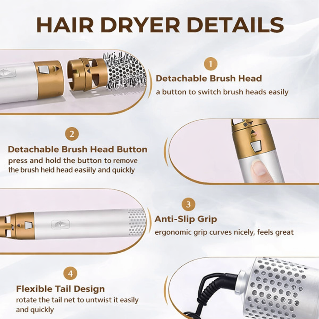 Frisur | Multi Haarstyler | Opzetstukken voor Krullen en Gladmaken | StyleMaster