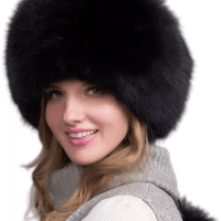 Glaciera Lux Wintermuts | Echte bontmuts met oorkappen | Elegante en warme luxemuts voor dames