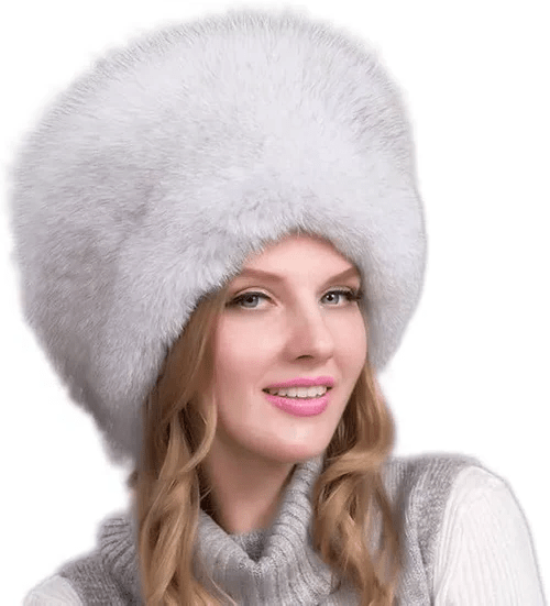 Glaciera Lux Wintermuts | Echte bontmuts met oorkappen | Elegante en warme luxemuts voor dames