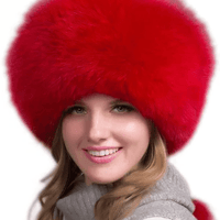 Glaciera Lux Wintermuts | Echte bontmuts met oorkappen | Elegante en warme luxemuts voor dames