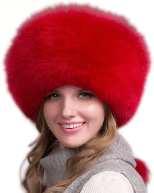 Glaciera Lux Wintermuts | Echte bontmuts met oorkappen | Elegante en warme luxemuts voor dames