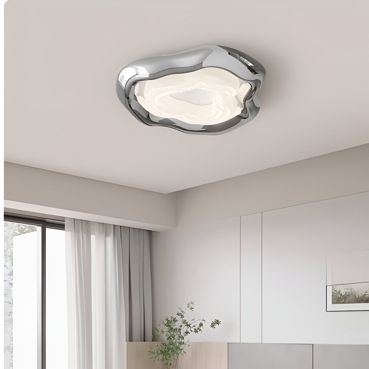 Solenne Bauhaus Moderne IJzeren Plafondlamp