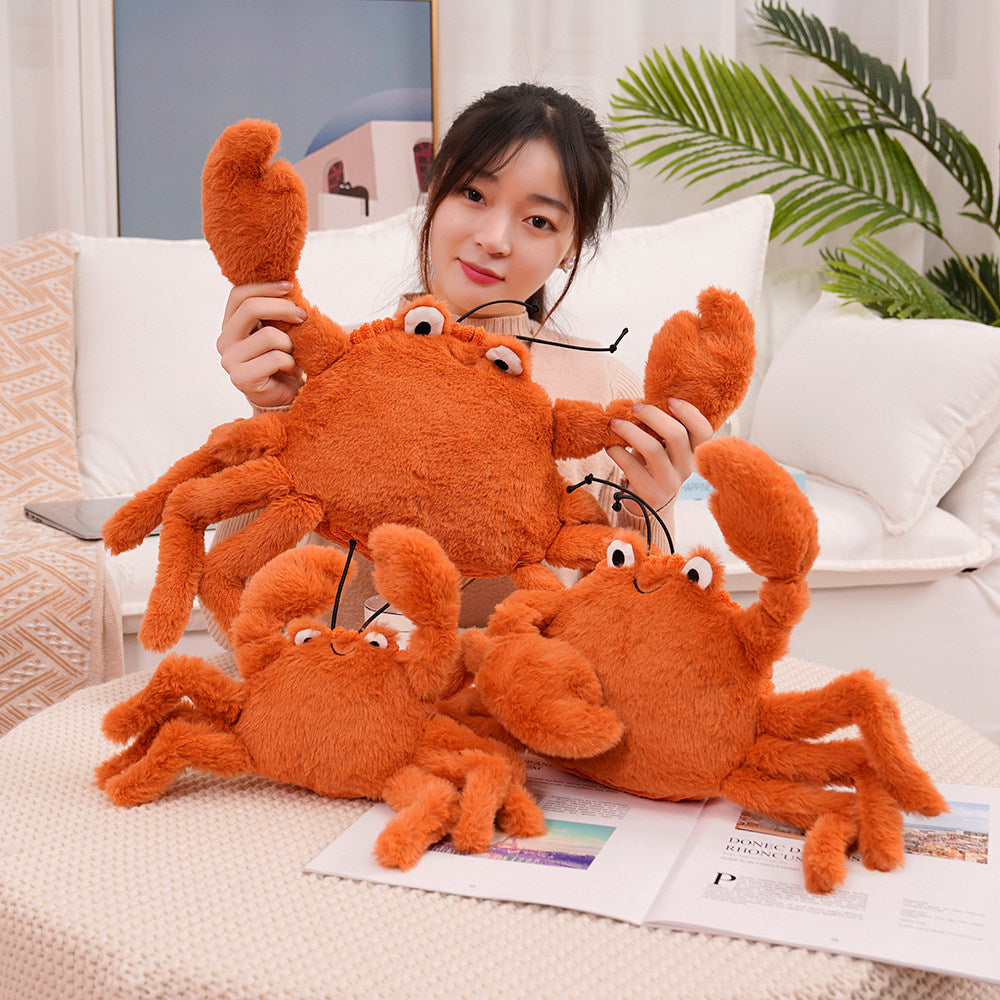 KrabKnuffel | Leuk pluche speelgoed in de vorm van een kreeft of krab voor kinderen