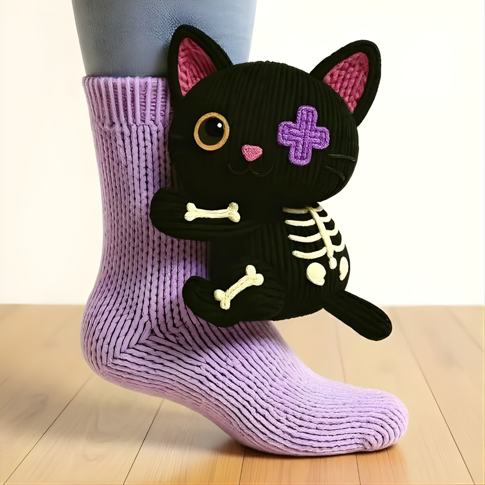Fuzzy Dieren Pluche Sokken Voor Vrouwen en Mannen Cozy Antislip Warm Winter