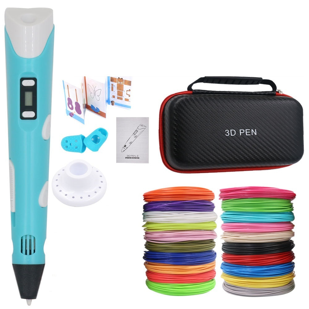 3D Print Pen DIY Tekenpen met 200M PLA Filament Kinderen Cadeau