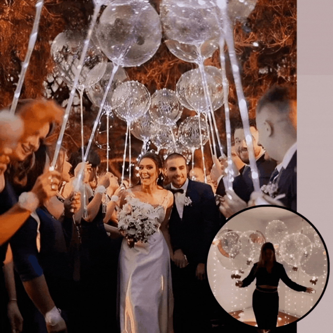LUMORA – Herbruikbare Lichtgevende Diode-Feestballonnen Voor Stralende Evenementdecoratie