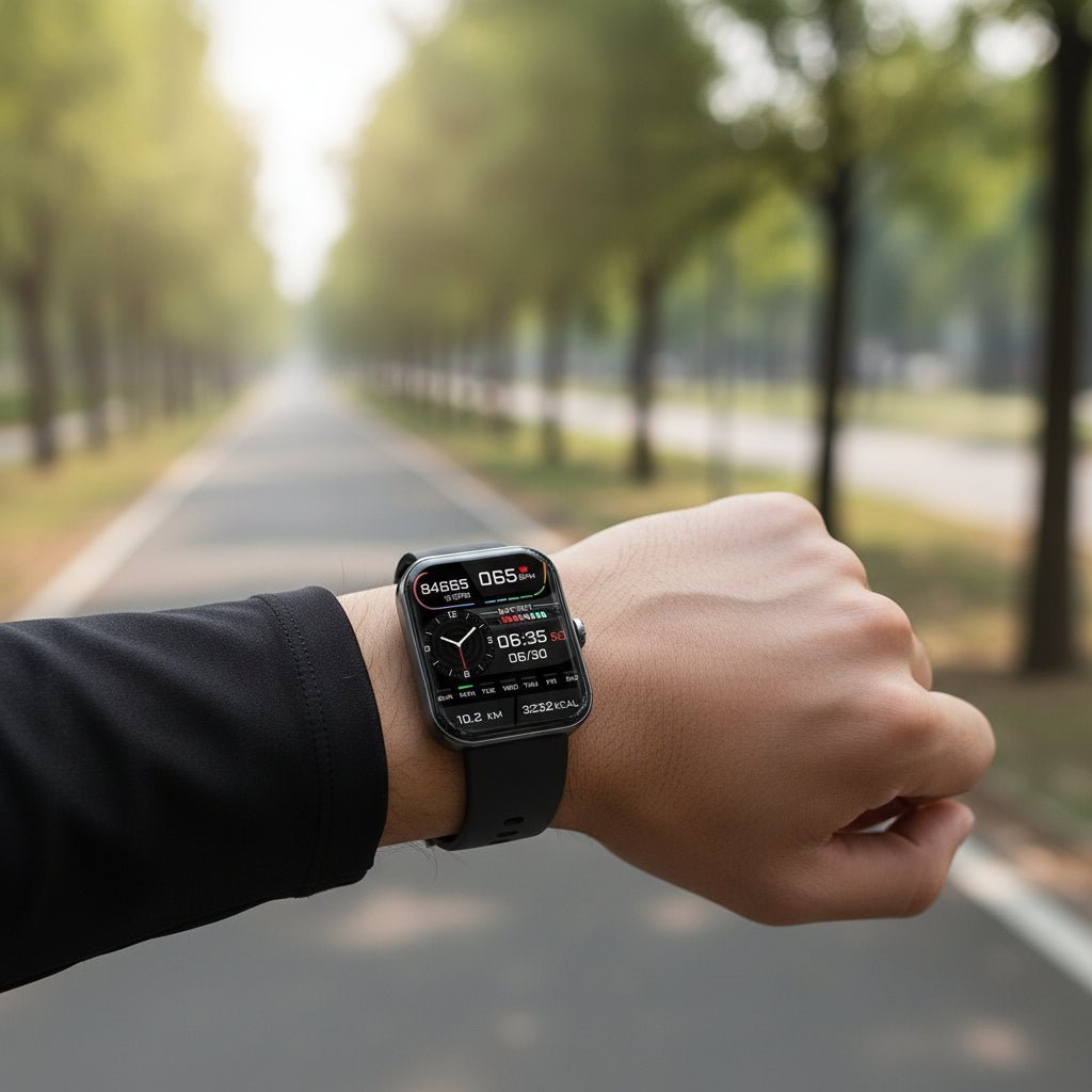 GLUCOWATCH – Gezondheidsuur – Pijnloze bloedsuikermeting & vitale functies in realtime