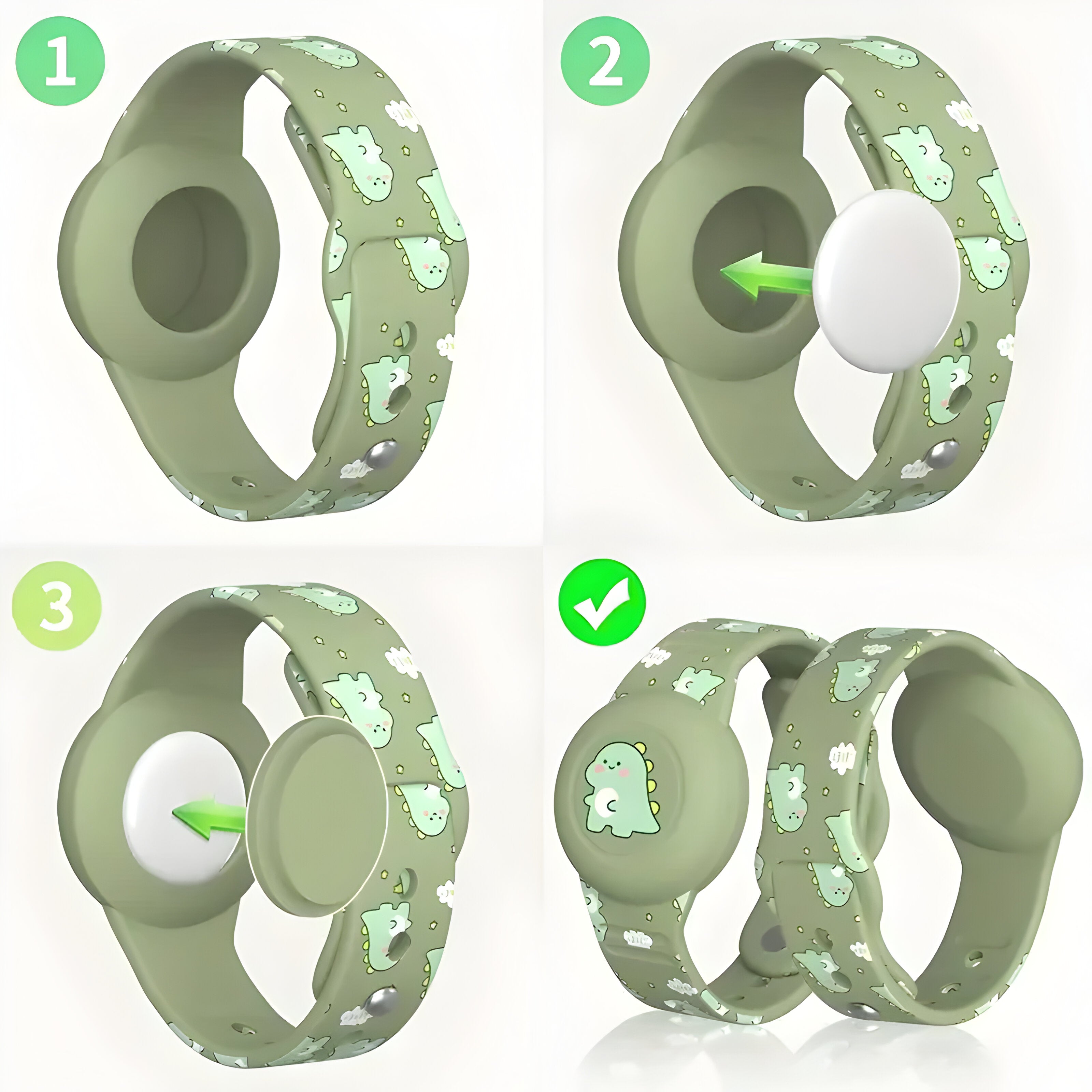 GPS | Kinderarmband | Locatie-tracking | Verstelbaar siliconenarmband | KidLoca