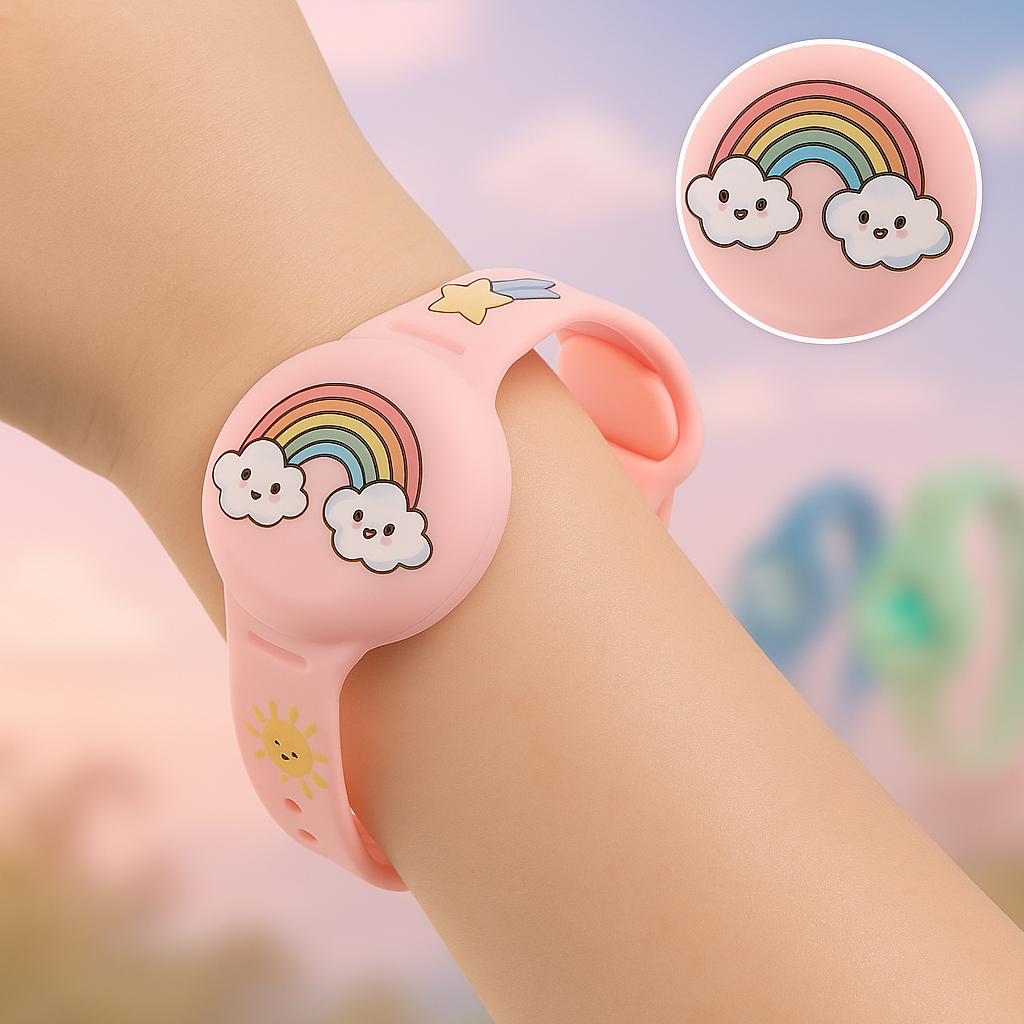 GPS | Kinderarmband | Locatie-tracking | Verstelbaar siliconenarmband | KidLoca
