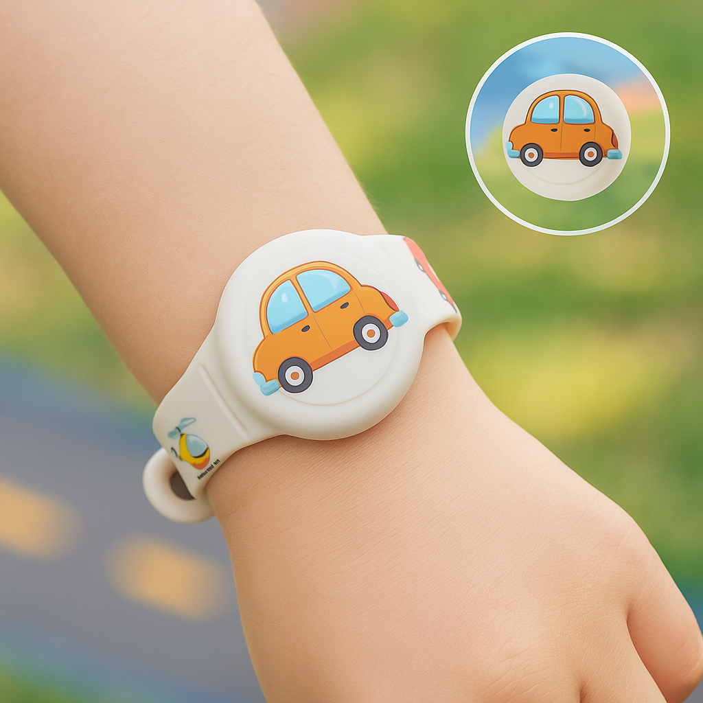 GPS | Kinderarmband | Locatie-tracking | Verstelbaar siliconenarmband | KidLoca