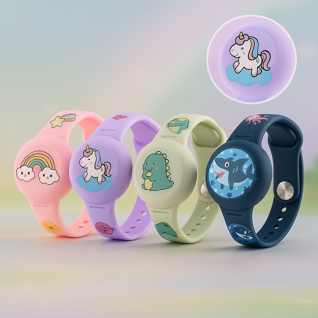 GPS | Kinderarmband | Locatie-tracking | Verstelbaar siliconenarmband | KidLoca