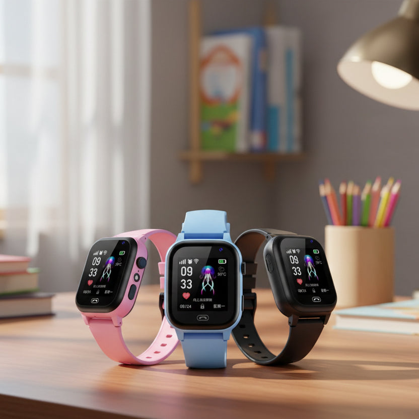 KIDTRACK Horloge – GPS Smartwatch met Echt-time Tracking en Video-oproep voor Kinderen