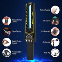 TrackGuard Detector | Geavanceerd apparaat voor het detecteren van GPS-trackers en verborgen microfoons