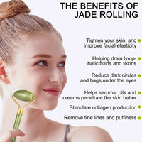 RollPro | Jade Gua Sha Gezichtsmassage Roller Set (4PCS)