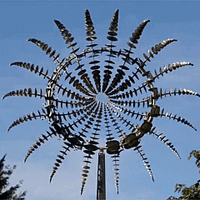 Anti-Roest Kinetische Metalen Windspinner Windmolen voor Buiten Tuin Decoratie & Landschapsarchitectuur