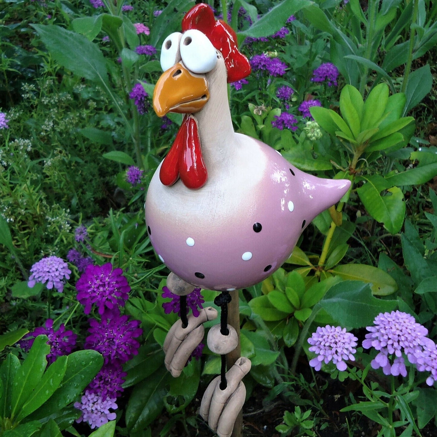 Tuin Decoratie | Hekfiguur Haan | Weerbestendig Humor Design | FenceFunky