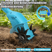 550W Accu Tuinfrees met 2 Accu's Draagbaar