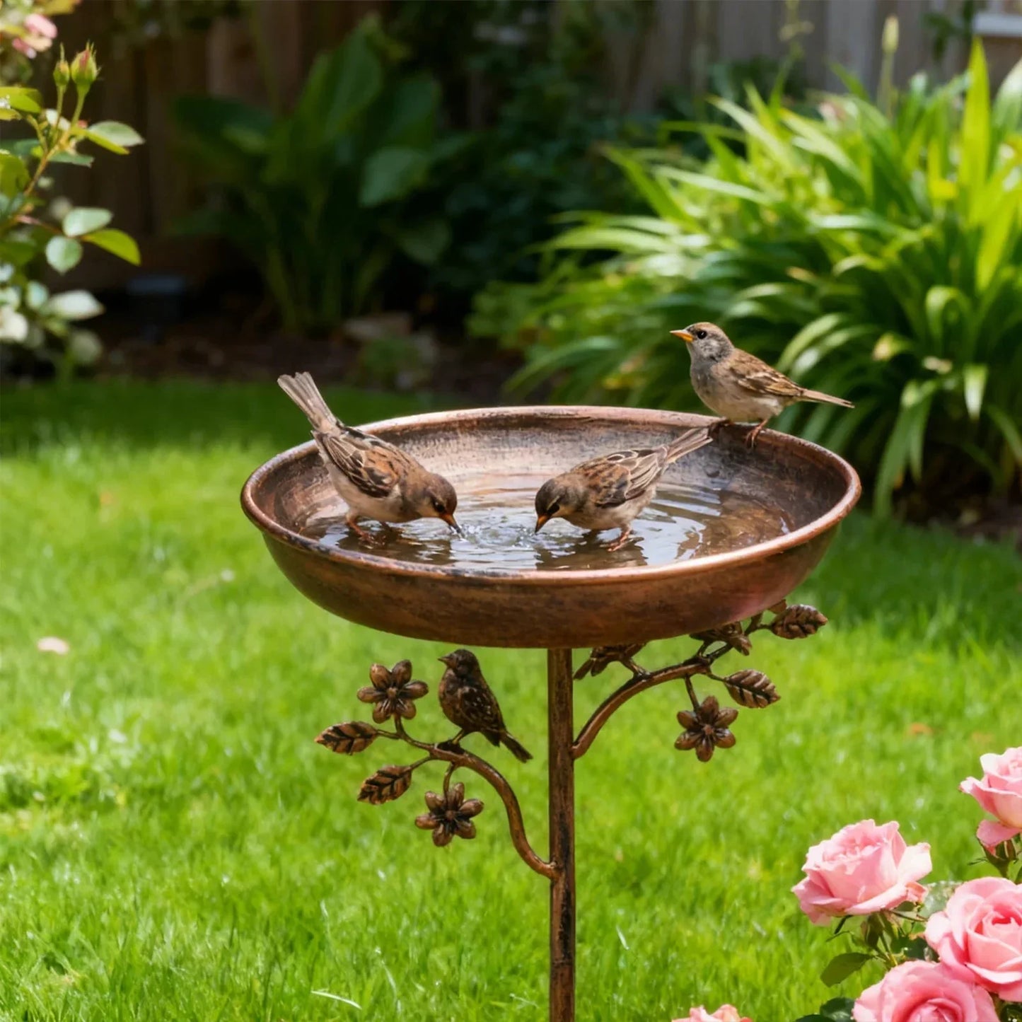 Vogelbad | Decoratieve Schaal | Stevige Piek | GardenShine