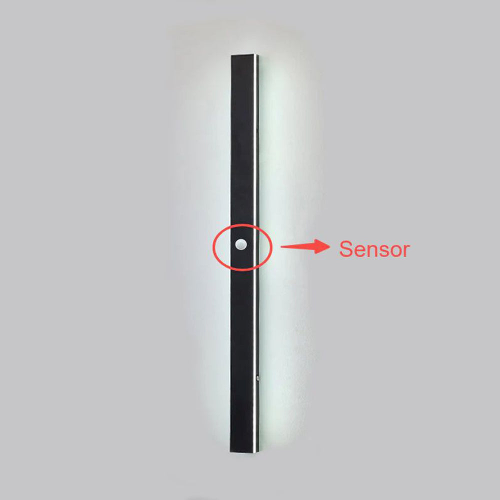 Arisha Minimalistische Waterdichte LED Buitenwandlamp Zwart Tuin Gang