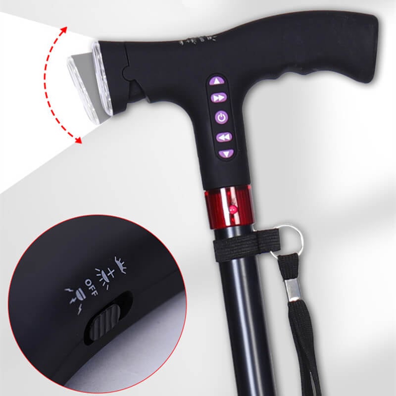 Loopstok | Valalarm | Hoogteverstelbaar | SmartCane