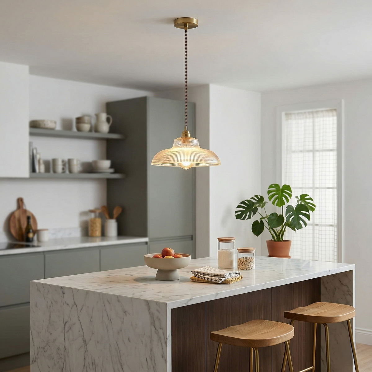 Aurelia Retro Kristallen Glazen Plafondlamp