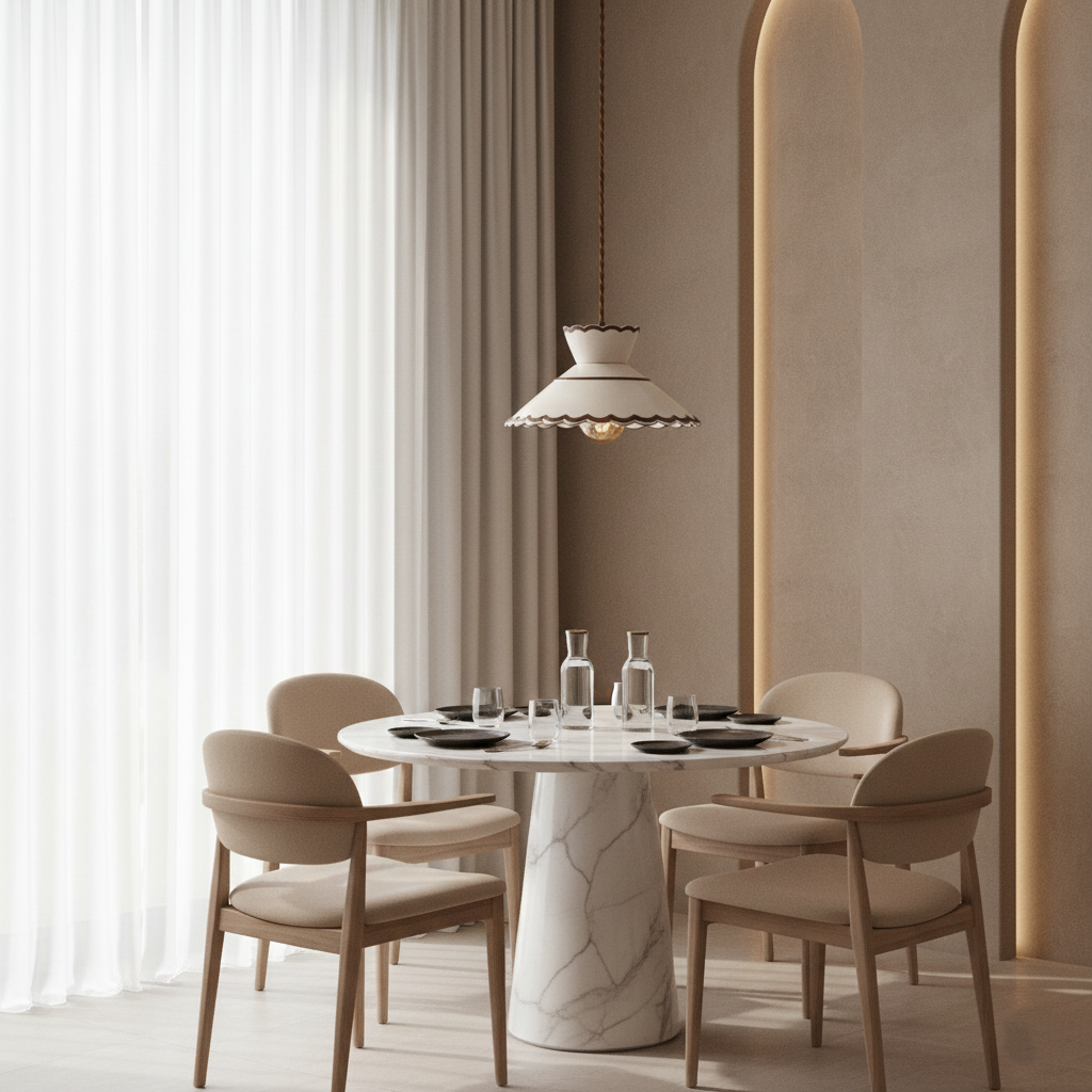 Herfst Klassiek Vintage Keramische Hanglamp