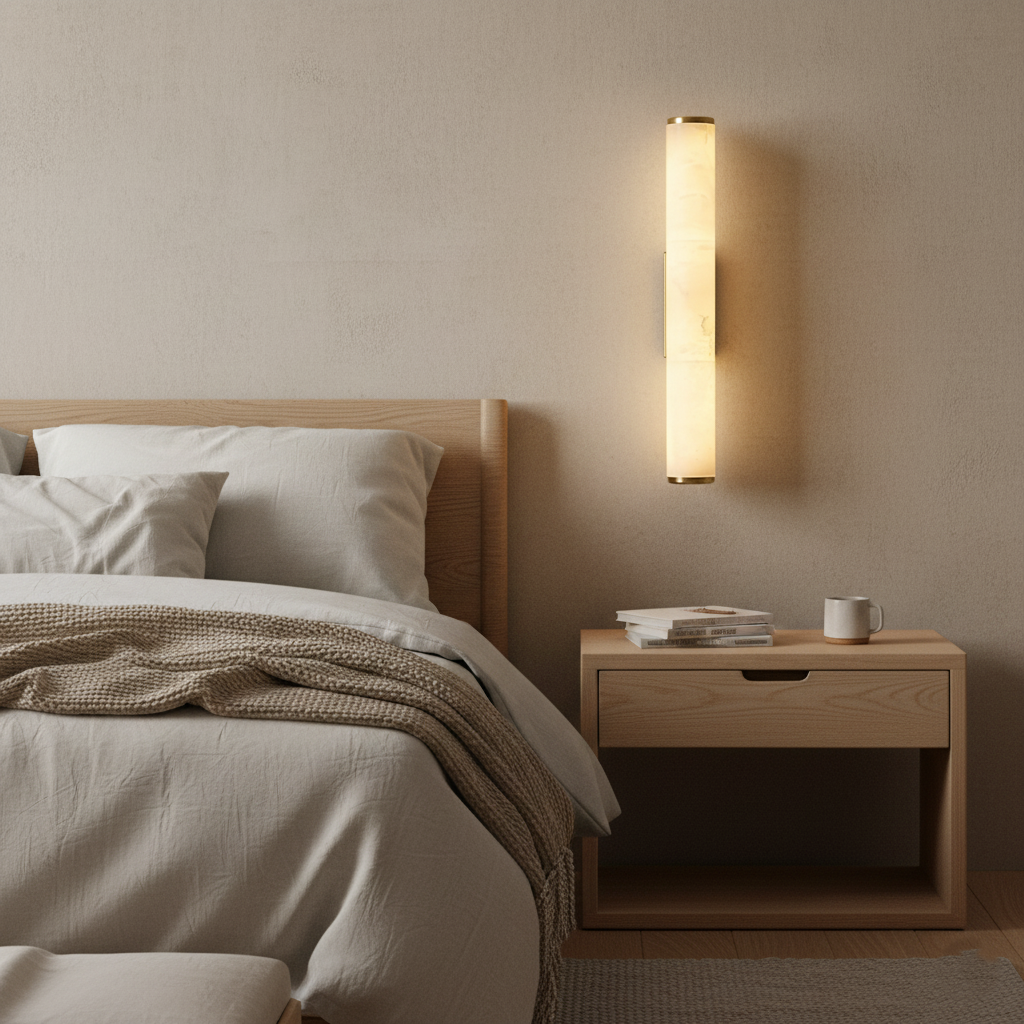 Callisto Spaanse Marmer Koper Moderne Minimalistische Wandlamp