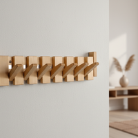 Piano Kleshenger HarmonyCoat – Creatieve Houten Kapstok voor Gang en Entree