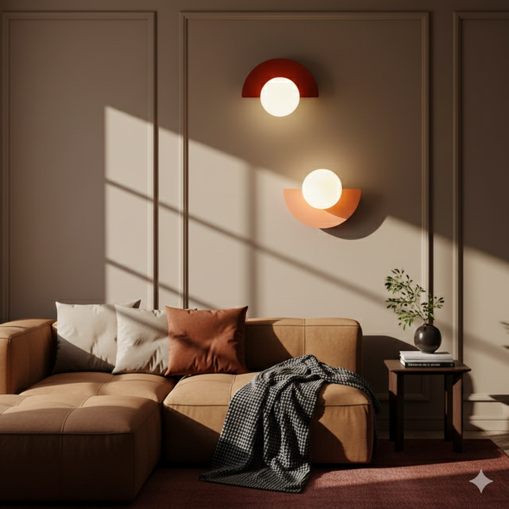 Moderne Minimalistische Glazen Globe Wandlamp LED 1-Licht