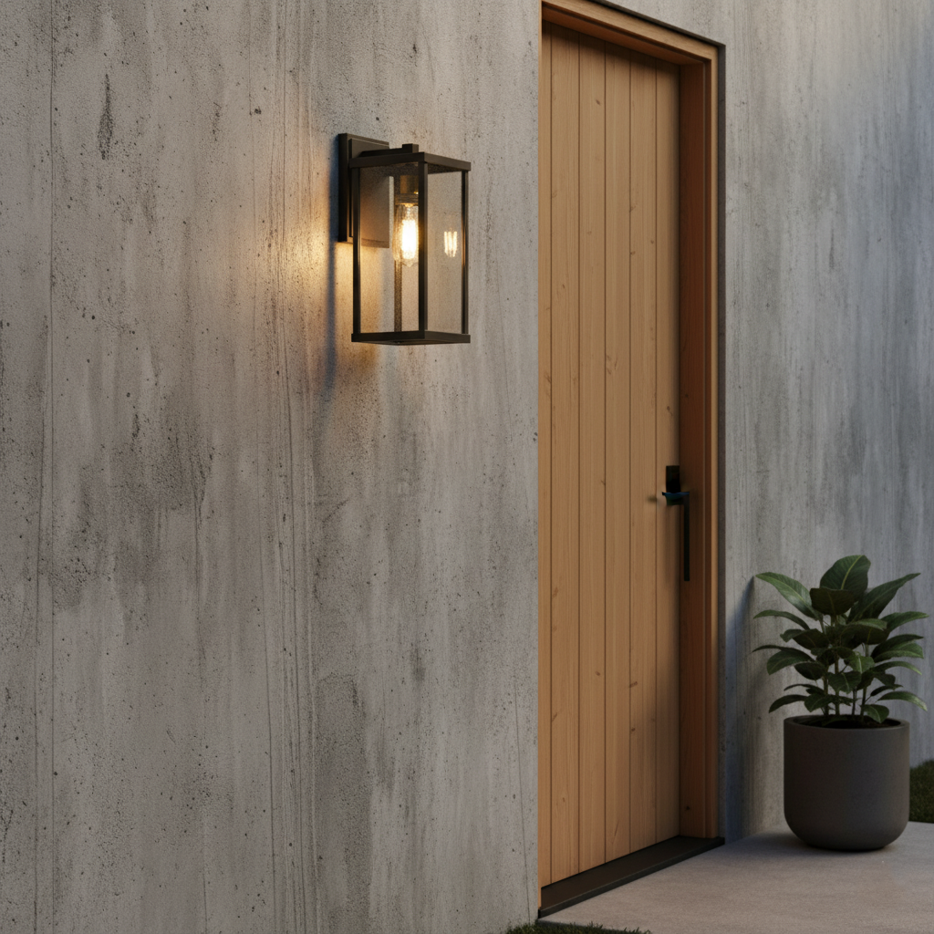 Retro Radenko Glas Buiten Wandlamp