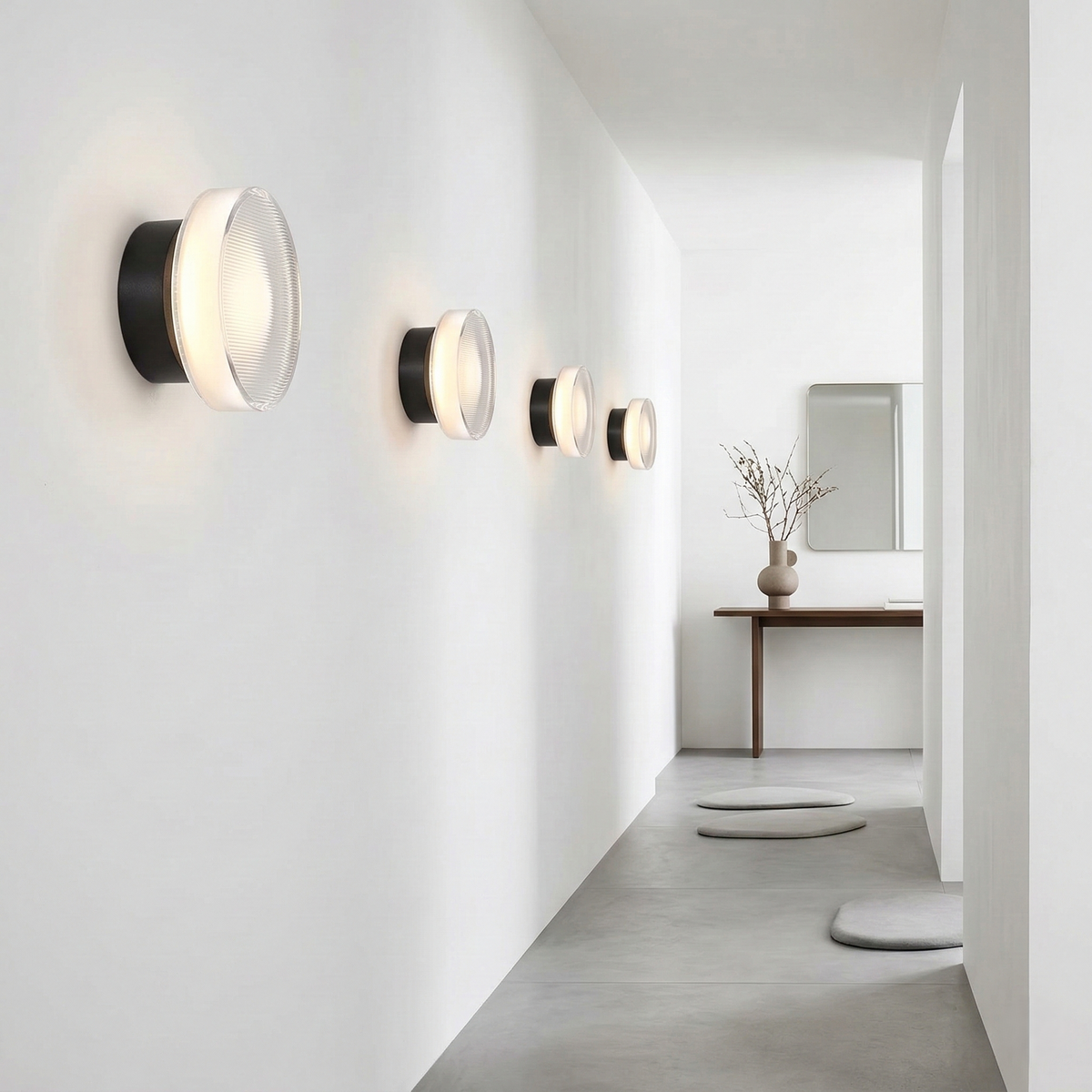 Aurel Nordic Frosted Acryl Wandlamp