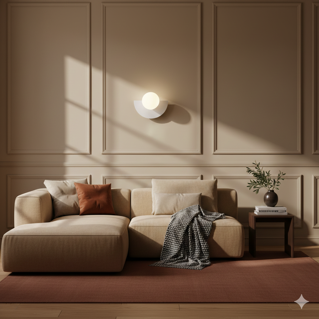 Moderne Minimalistische Glazen Globe Wandlamp LED 1-Licht