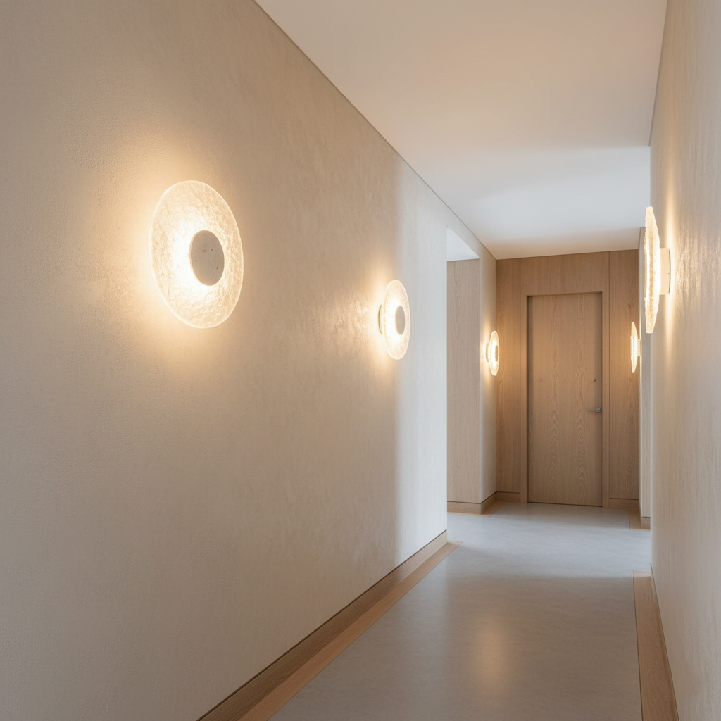 Moderne Acryl Travertijn Creatieve Wandlamp