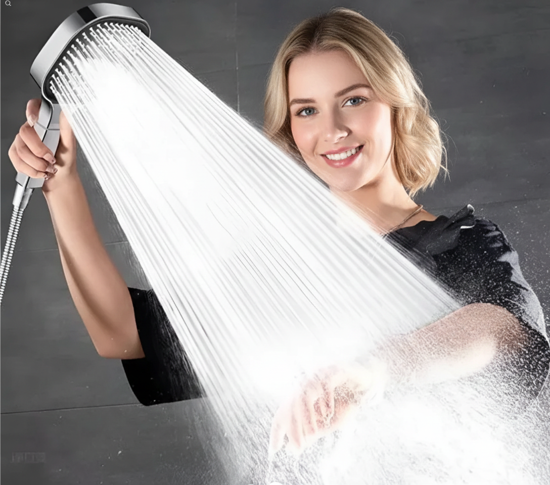 Hoogdruk Douchekop met Turbo Boost Technologie en Filtratie