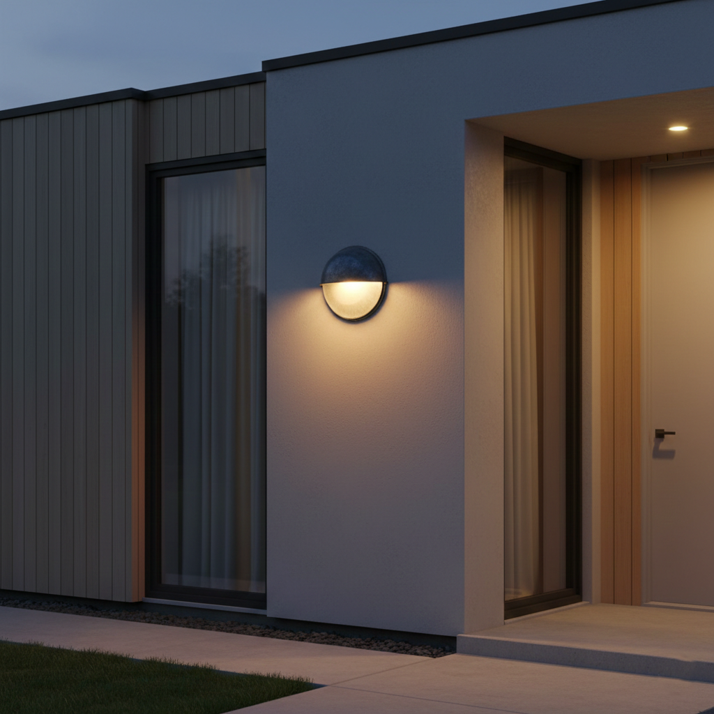 Aldric Retro Industriële Buiten Glazen Wandlamp