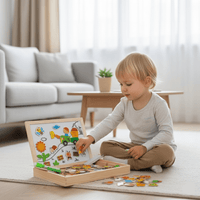 ARTIBLOX – 2-in-1 Montessori Tekenbord met Magneetbord & Krijtbord voor Kinderen