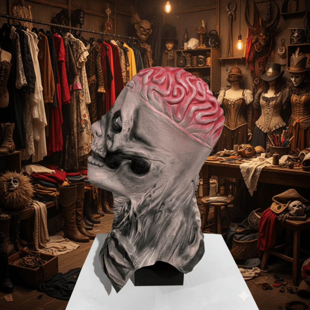 DREADSKULL – Realistische skelettenmasker met hoed voor de ultieme Halloween-transformatie