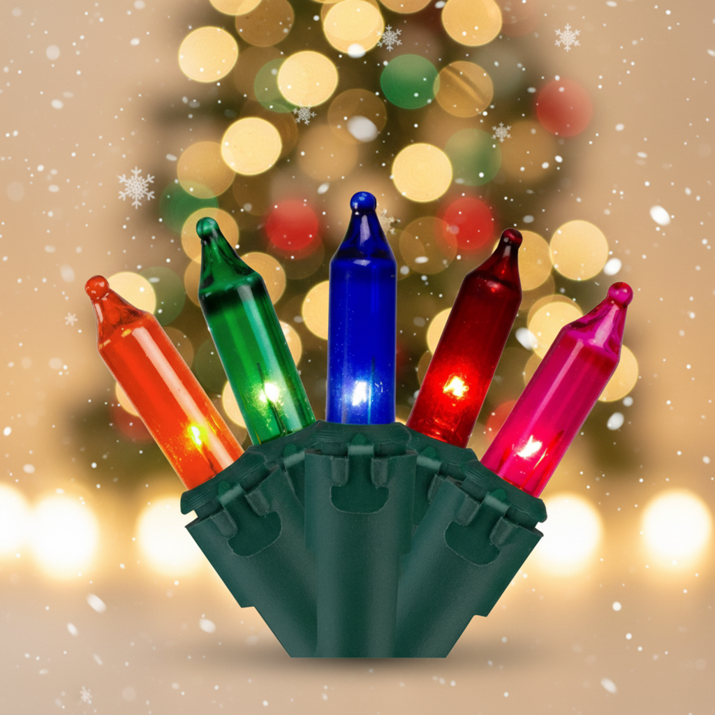 Skanto | Multi-kleurige Mini Kerstlichtjes 100-lampen | Binnen & Buiten | Feestelijke Decoratie