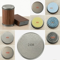 DIASHARP – Rollende Messcherfset met Diamantslijper en Houten Platform