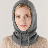 Zachte Cashmere Gebreide Beanie voor Winter en Koud Weer