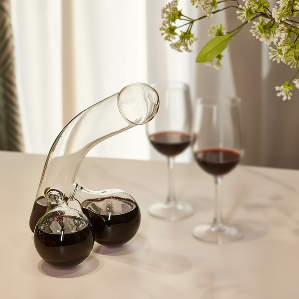 Skanto | Karaf in Loodvrij Glas – Uniek Ontwerp 600 ml