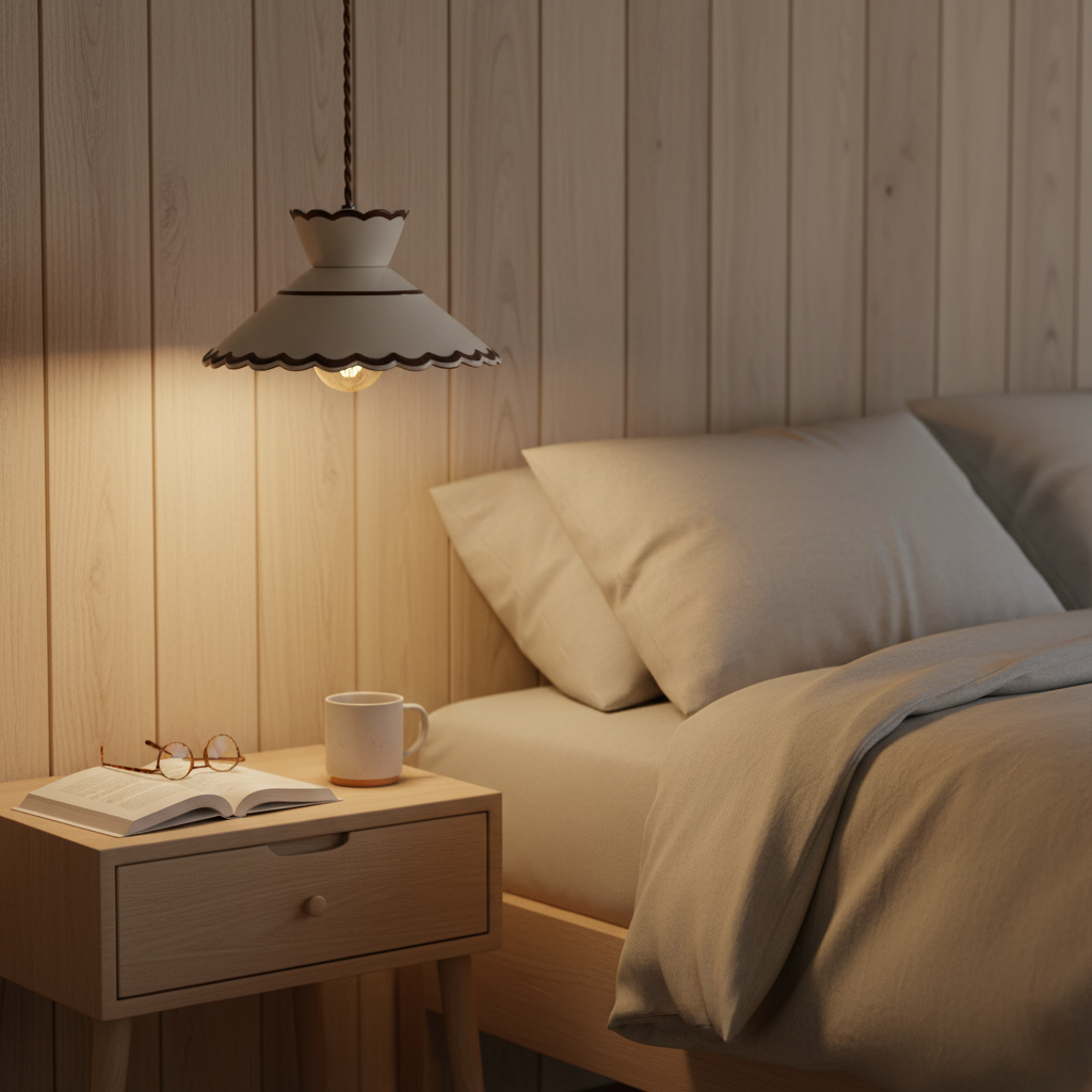 Herfst Klassiek Vintage Keramische Hanglamp
